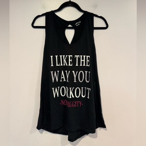I like the way you workout black tank top - Picture 1 of 4
